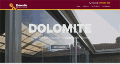 Desktop Screenshot of dolomiteawnings.com.au